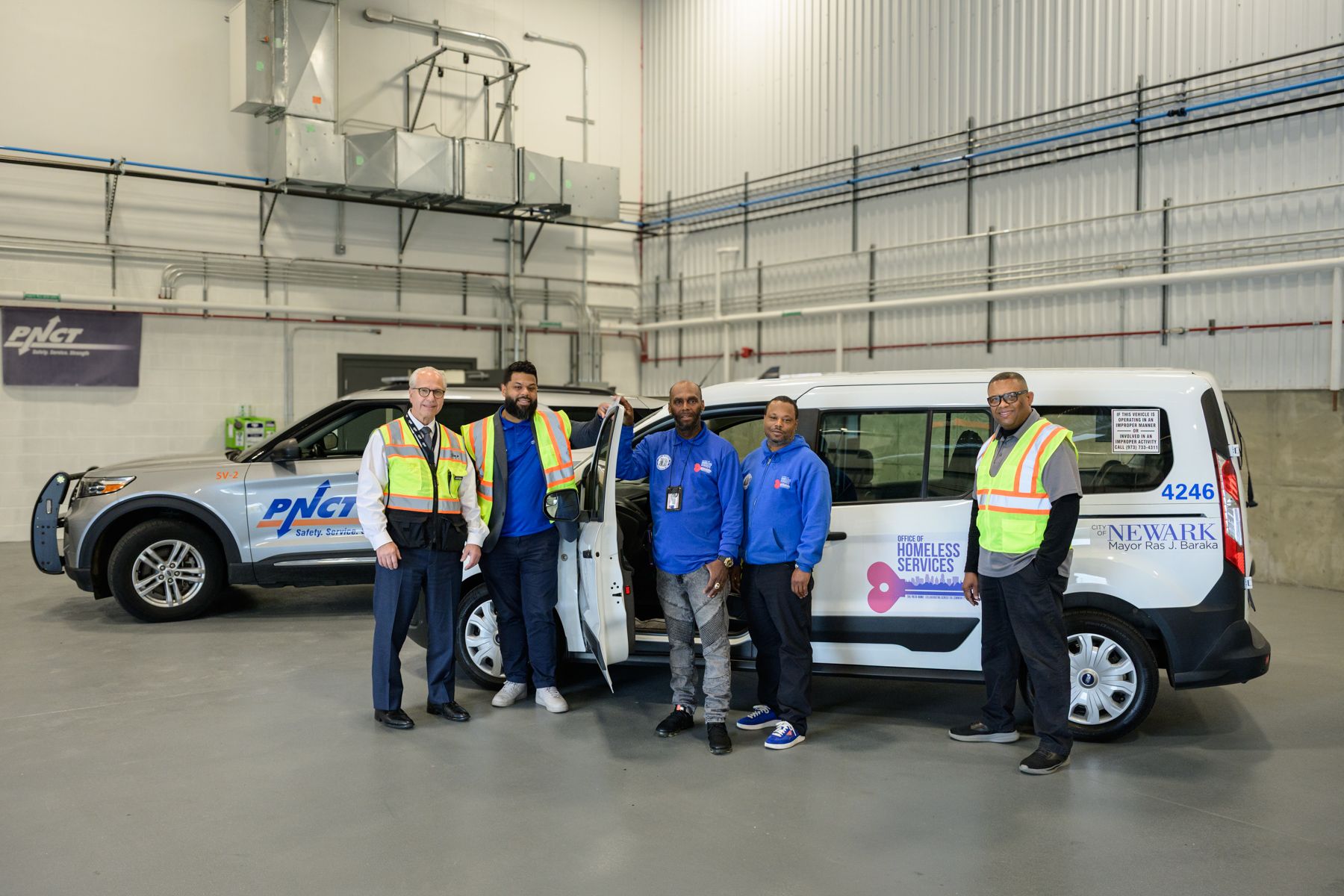 PNCT Donates Van to Newark's Office of Homeless Services
